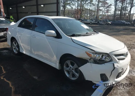 2011 Toyota Corolla S from USA, damaged, VIN 2T1BU4EE9BC622579